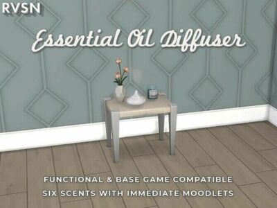 Scent To BE OIL Diffuser Mod By Ravasheen Sims 4 CC
