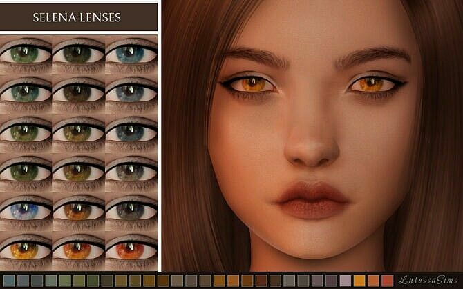 Selena Lenses At Lutessa Sims 4 CC