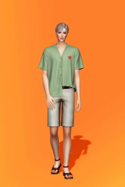 sims 4 cc short sleeve cardigan at gorilla 2