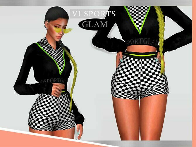 Shorts Sportglam VI – II By VIY Sims Sims 4 CC