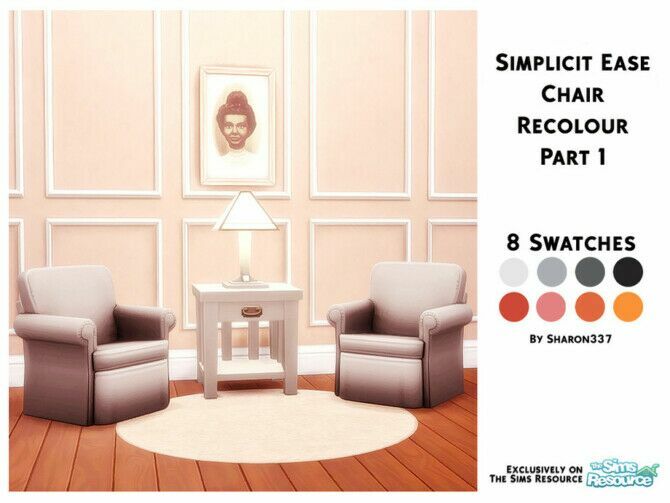 sims 4 cc simplicit ease chair recolour by sharon337 2