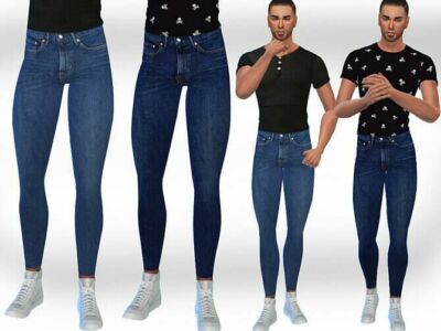 Slim FIT Jeans M By Saliwa Sims 4 CC