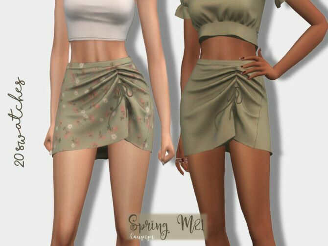 Spring Skirt BT415 By Laupipi Sims 4 CC