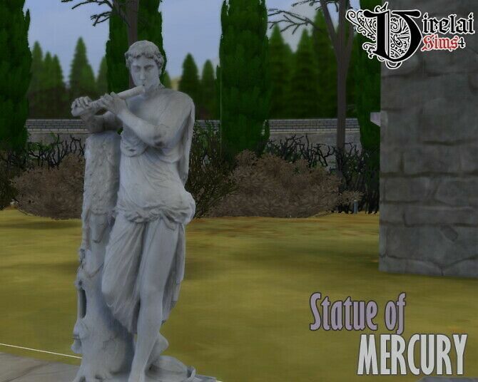 Statue Of Mercury At Virelai Sims 4 CC