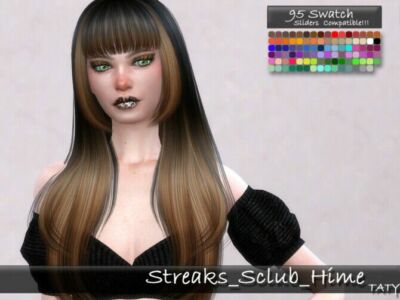 Streaks S-Club Hime By Tatygagg Sims 4 CC