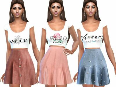 Summer Skirt MIX By Saliwa Sims 4 CC