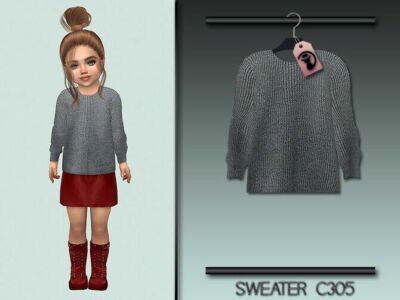 Sweater C305 By Turksimmer Sims 4 CC