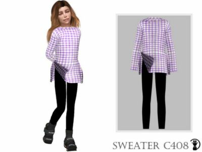 Sweater C408 By Turksimmer Sims 4 CC