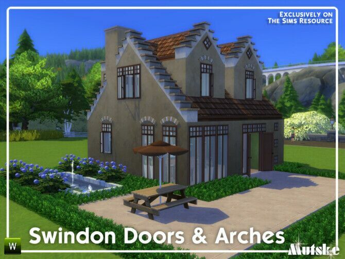 sims 4 cc swindon construction doors and arches part 2 by mutske 2