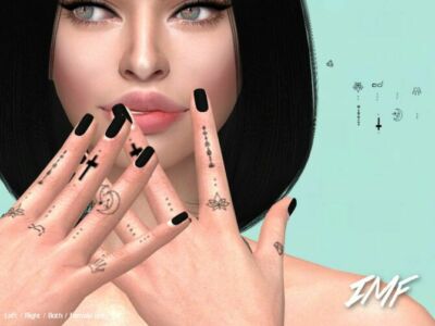 Tattoo Fingers Various By Izziemcfire Sims 4 CC