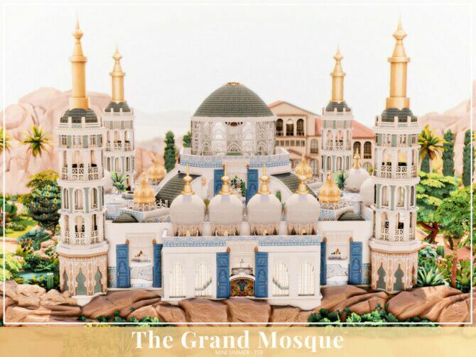 sims 4 cc the grand mosque by mini simmer 3