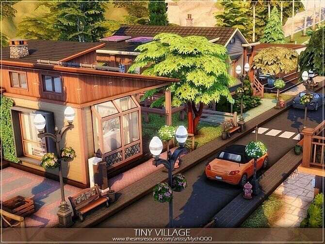 sims 4 cc tiny village by mychqqq 2