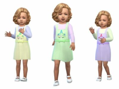 Toddler Dress 0515 By Erinaok Sims 4 CC