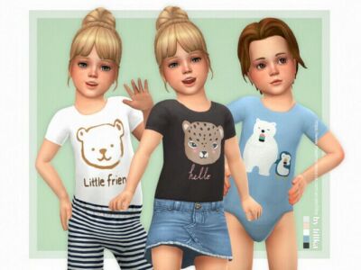 Toddler Onesie 14 By Lillka Sims 4 CC