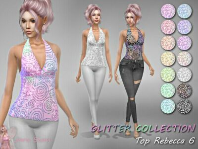 TOP Rebecca 6 By Jaru Sims Sims 4 CC