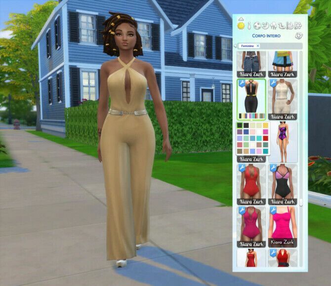 sims 4 cc ts3 decades uni jumpsuit at my stuff origin 2