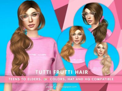 Tutti Frutti Hair By Sonyasimscc Sims 4 CC