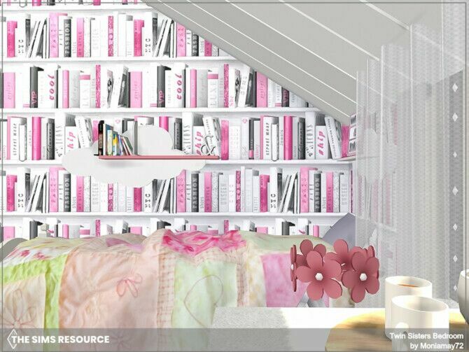 sims 4 cc twin sisters bedroom by moniamay72 4