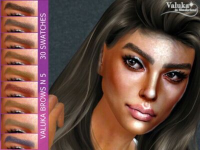 Valuka Brows N5 By Valuka Sims 4 CC