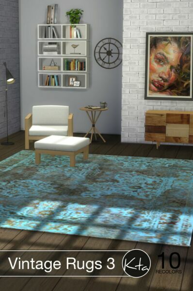 Vintage Rugs 3 At Ktasims Sims 4 CC