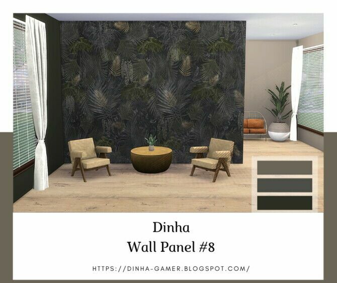 sims 4 cc wall panel matching walls 6 7 8 9 at dinha gamer 3