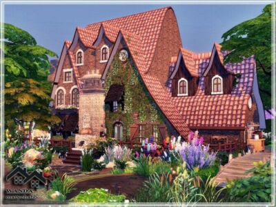 Wanda House By Marychabb Sims 4 CC