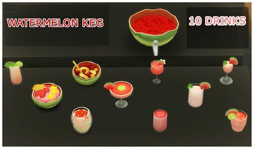 Watermelon KEG At Icemunmun Sims 4 CC