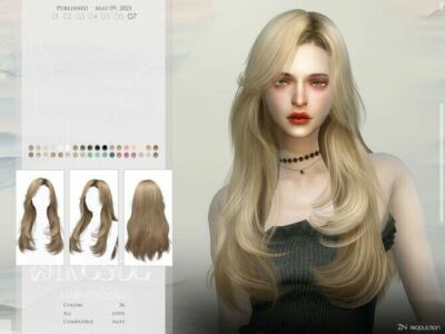 Wings-To0509 Hair By Wingssims Sims 4 CC