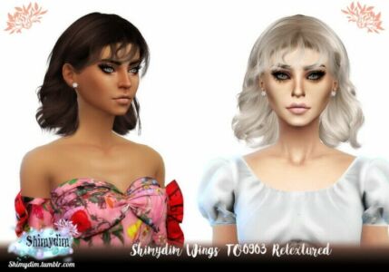 Wings TO0903 Hair Retextured At Shimydim Sims Sims 4 CC