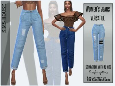 Women’s Jeans Versatile By Sims House Sims 4 CC