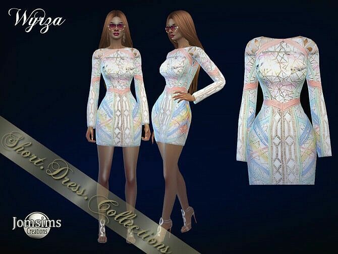 Wyrza Dress By Jomsims Sims 4 CC