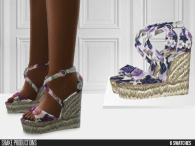 722 Espadrilles Wedges By Shakeproductions Sims 4 CC