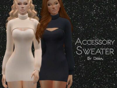 Accessory Sweater By Dissia Sims 4 CC