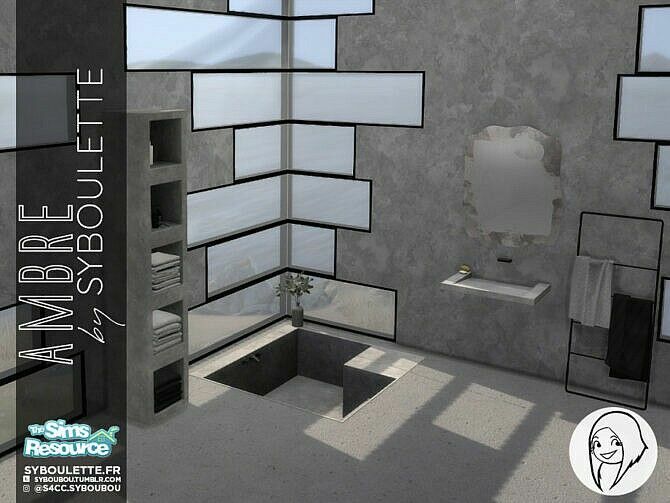 sims 4 cc ambre bathroom set by syboubou 2