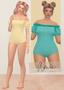 Amie Swimsuit At Daisy Pixels Sims 4 CC