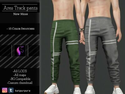 Ares Track Pants By Katpurpura Sims 4 CC
