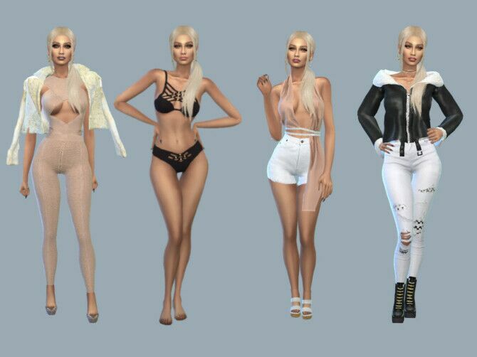 sims 4 cc ariana stone by starafanka 3