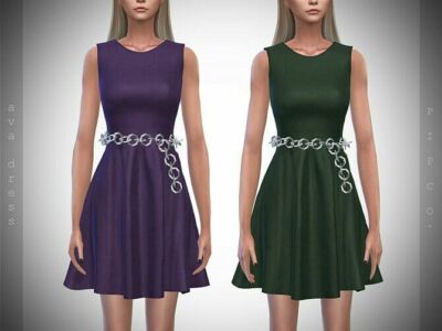 AVA Dress By Pipco Sims 4 CC