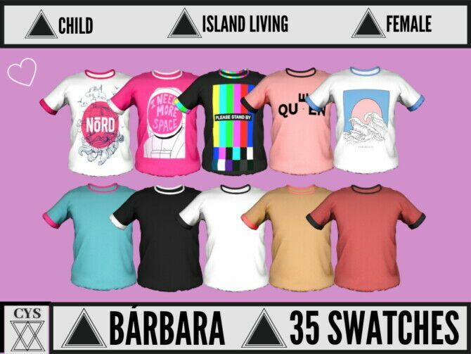 sims 4 cc barbara t shirt at clarity sims 2