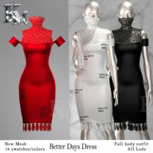 Better Days Dress At KM Sims 4 CC