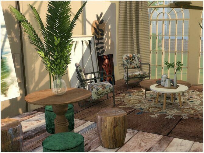 sims 4 cc boho art studio by lotsbymanal 4