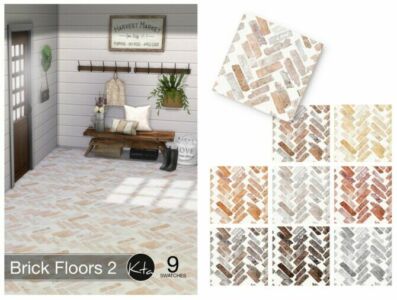 Brick Floors 2 At Ktasims Sims 4 CC