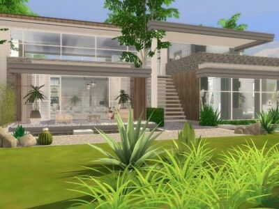 Carmen Modern Home By Suzz86 Sims 4 CC