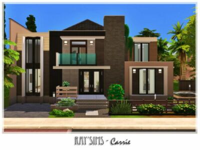 Carrie Home By Ray_Sims Sims 4 CC