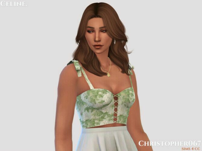 sims 4 cc celine top by christopher067 3