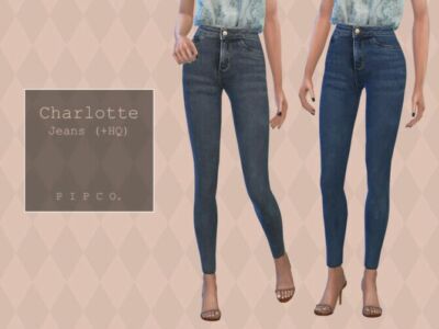 Charlotte Jeans By Pipco Sims 4 CC