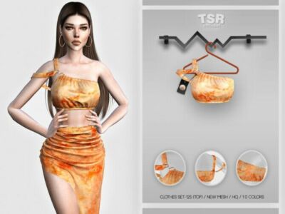 Clothes SET-125 (TOP) BD460 By Busra-Tr Sims 4 CC