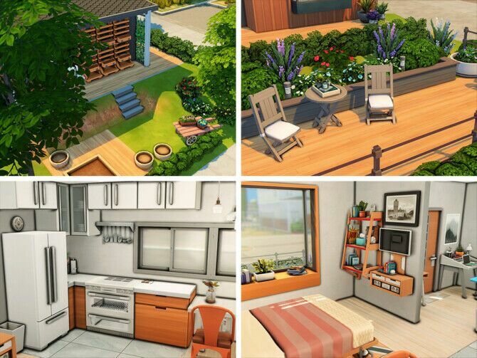 sims 4 cc cromwell tiny house by xogerardine 2