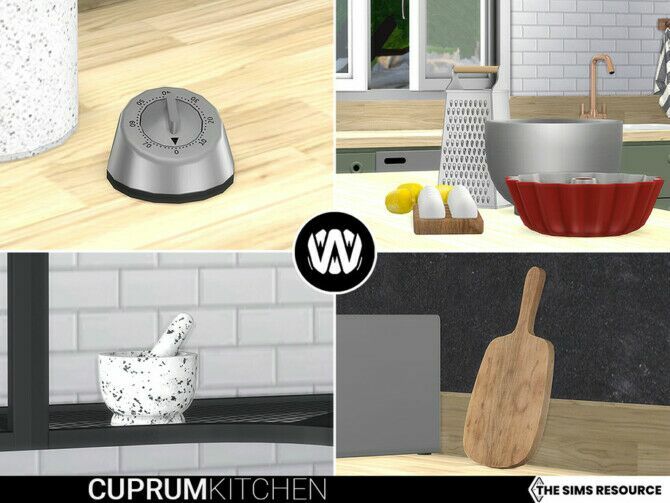 sims 4 cc cuprum kitchen decorations by wondymoon 2