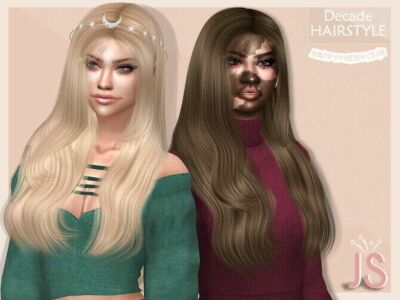 Decade Hairstyle By Javasims Sims 4 CC